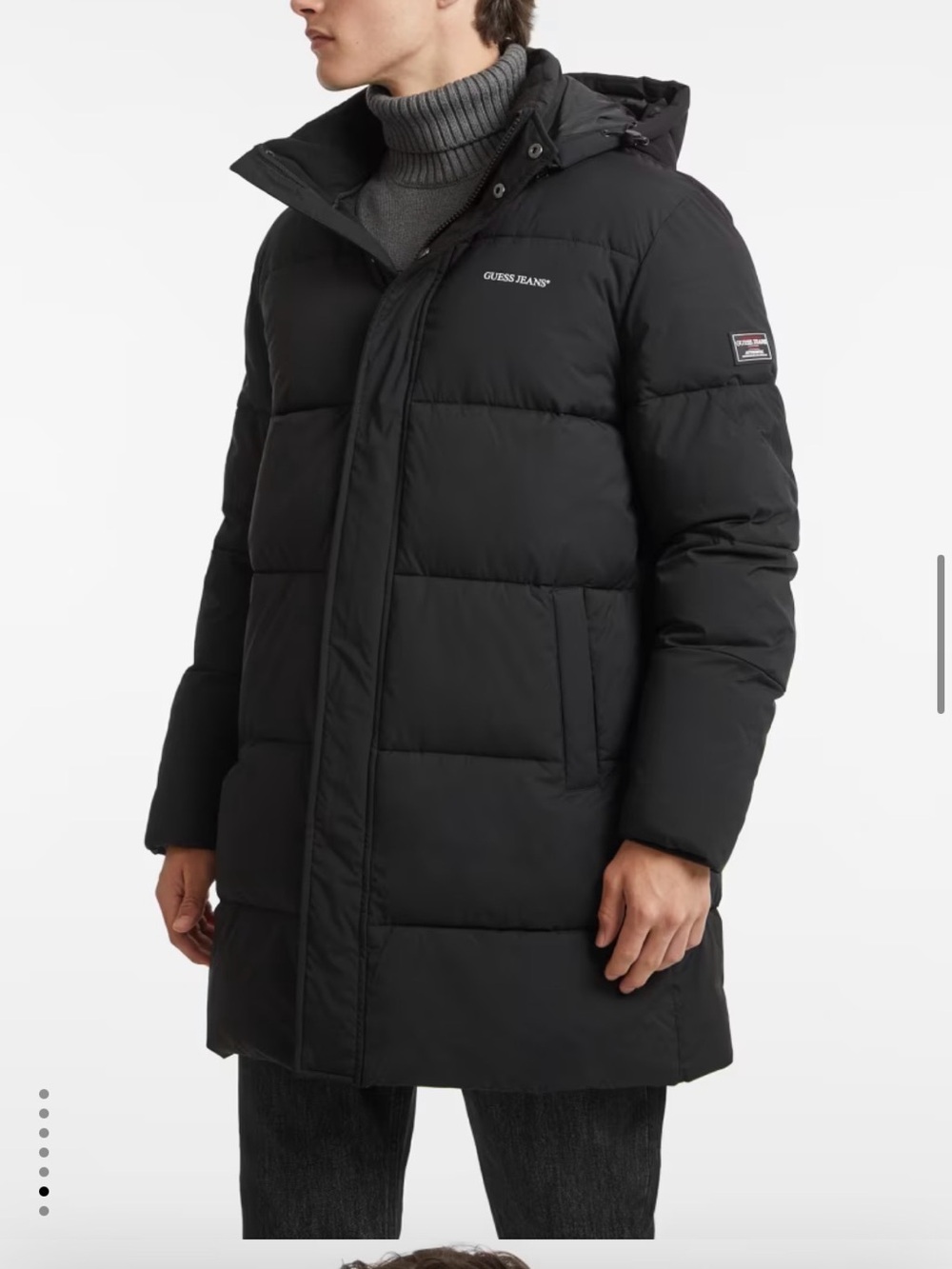 Guess Thermore mid length puffer jacket men